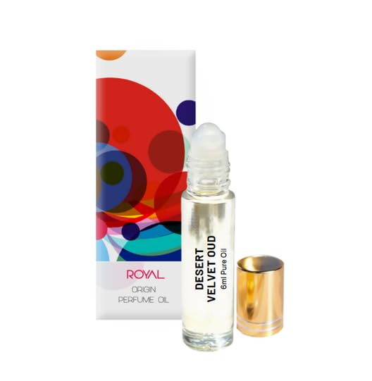 Desert Velvet Oud Perfume Oil Roll-On 6ml - Unisex, Amber & Incense Fusion Fragrance