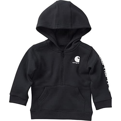 Image of Carhartt Boys' Hooded Half Zip Sweatshirt