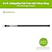 Greenlee FP24 24' Collapsible Wire Pushing and Pulling Fish Pole with Velcro Strap
