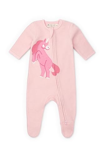 Image of monica + andy Double Zipper One Piece, 100% Organic Baby Clothes for Girls & Boys, Unisex, Preemie, Newborn & Infant Sizes