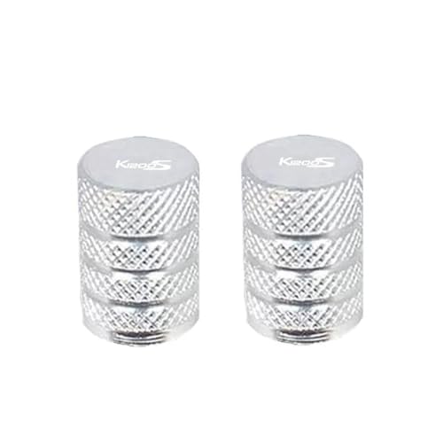 Bouchons de valve de pneu de moto universels argent BMW K1200S 03-09