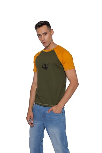 Image of Trendy Men's Round Neck T-Shirt Pure Pre Combed Cotton Bio-Washed 3D Print (STM-003)