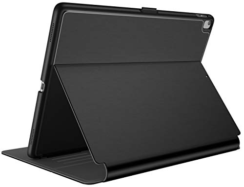 Speck Products Compatible Case for Apple iPad 9.7-inch (2017/2018, also fits 9.7-inch iPad Pro, iPad Air 2/Air), Balance FOLIO Case and Stand, Black/Slate Grey