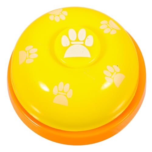 ibasenice Pet Training Bell Bells Dog Training Cream for with Puppy Hanging Interactive Dog Pet Training Press Bell Dog Dinner Training Bell Dog Doorbell Dog Door Bell Plastic