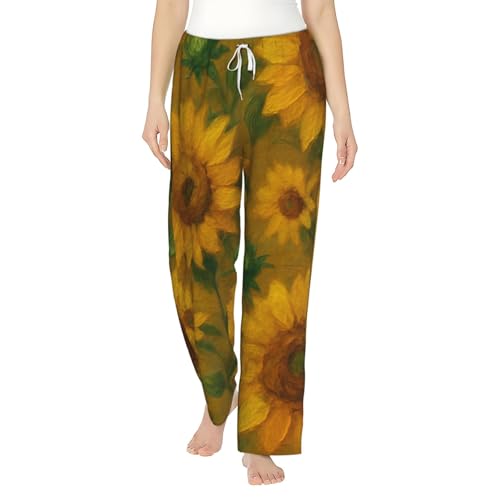 Pantalon de pyjama polaire femme tournesol : fini les jambes froides avec ce bas vintage