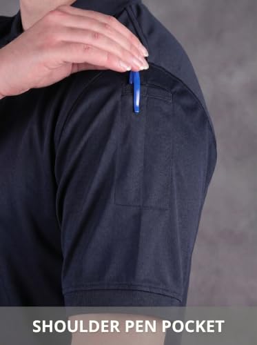 First Class Polo Táctico de Rendimiento para Hombre, Manga Corta, Ligero, de Secado Rápido y Control de Humedad miniatura 4