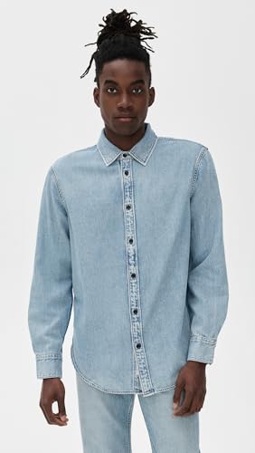 rag & bone Men's Finch Denim Shirt2