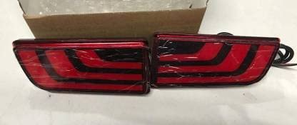 Image of UBH Professional Quality Car LED Brake Reflector Light With Flowing Design for Back Bumper (Scorpio Type E)