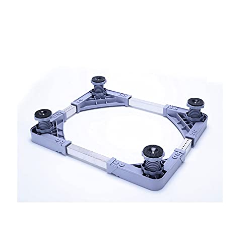 Soporte para lavadora Base para lavadora Base antideslizante ajustable para secadora Soporte para refrigerador Ancho 45-60cm Largo 50-62cm Bandejas para lavavajillas Soporte para aire acondicionado Ma