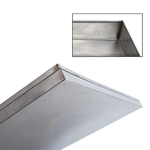 Confote 35"X22" Stainless Steel Replacement Tray For Dog Crate, Chew-Proof And Crack-Proof #TOP2