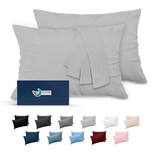 Federe Cuscini Matrimoniale 50x80 (Set 2) Dreamzie in Microfibra OEKO-TEX