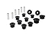 Nolathane REV165.0002 Black Shackle Bushing (Rear Leaf Spring Eye and Kits 2.5In Main Eye)