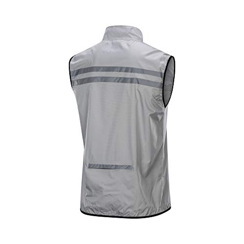 Image of bpbtti Men's Hi-Viz Safety Running Cycling Vest Sleeveless Windbreaker vests- Windproof and Reflective