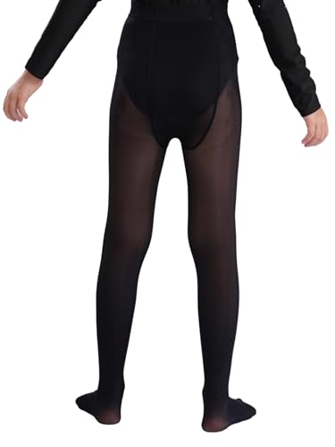 Hansber Kids Girls Ballet Dance Footed Leggings Stretchy Solid Color Stockings Leggings for Dancing Practice3