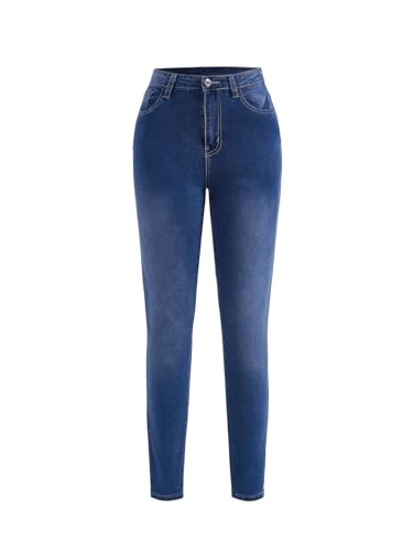 Women's High Waisted Skinny Jeans Dressy Casual Stretchy Denim Leggings