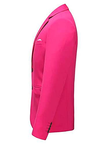 Men's Peak Lapel 2 Buttons Suit Jacket Slim Fit Prom Party Coat Wedding Dinner Coat Casual Coat3