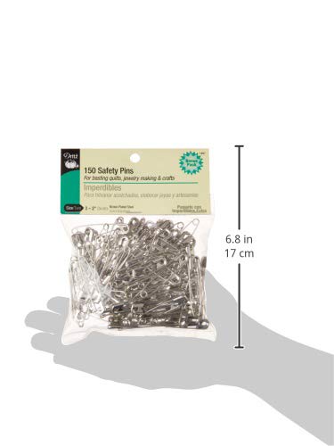Dritz 1467 Safety Pins, Size 3 (150-Count) #TOP2