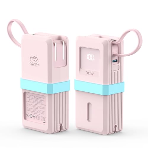 Funda de silicona para power bank Anker Nano 10,000mAh rosa
