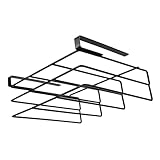 Support polyvalent pour planches à découper : convient aux planches de différentes tailles, offrant une solution de rangement flexible. ce support à deux niveaux peut être installé sous un meuble