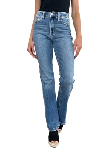 Judy Blue Women's Mid-Rise Waist Straight Jeans2