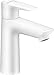 Produktbild hansgrohe Wasserhahn Talis E (Armatur mit Auslauf Höhe 110 mm), Einhebel-Waschtischmischer ohne Ablaufgarnitur, Mattweiß