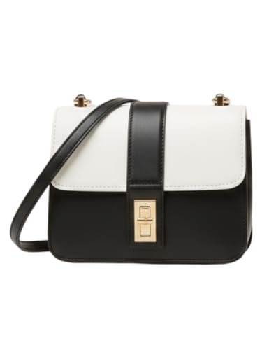 Image of Glowic Women's Structured Sling Bag with Lock Closure | Premium Faux Leather Handbag | Stylish Crossbody Purse for Office, Party & Daily Use