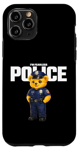 Cute Police Teddy Bear, Funny Teddy Bear Wearing Cartoon Art ?????? iPhone 11 Pro ?