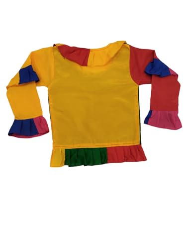 Image of BookMyCostume Clown Joker Fancy Dress Collection - Colorful Circus Performer & Funny Character Outfits for Boys and Girls - Ideal for School Annual Day, Role-Play, Birthday Events & Halloween Costume