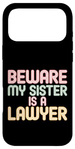 Beware My Sister Is A Lawyer 兄弟弁護士リーガル |- スマホケース iPhone 17 Pro Max 用