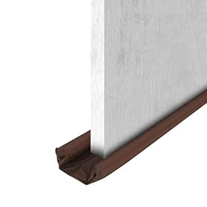 Deur Draft Stopper, Twin Deur Draft Blocker Guard, Heavy Duty Noise en Air Blocker, Window Breeze Blocker, voor raam, garage, open haard, Energy Saver, Geluidsdichte kamer