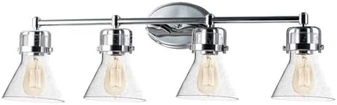 Maxim Seafarer - 24W 4 LED Bath Vanity with Bulb in Traditional Style-10 Inches Tall and 33.25 Inches Wide-Polished Chrome/See