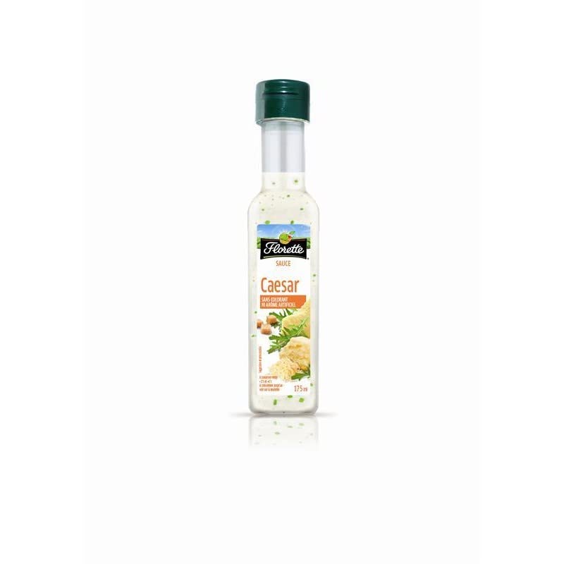 Découvrez la Sauce Caesar Fraîche Florette - Pour Salades Gourmandes - 175ml - Le Lot De 4