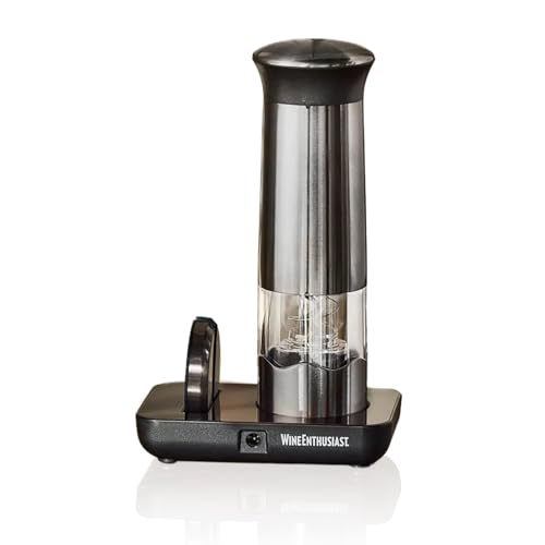 Wine Enthusiast Automatic Compact Wine Opener and Foil Cutter