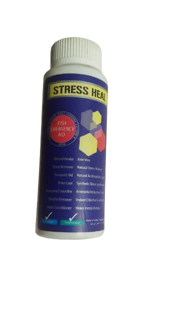 New MG Aqua|Aquatic Remedies Stress Heal for Fresh and Marine Aquarium, 100 ml| Pack of 2