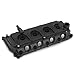 LQI Engine Valve Cover w/Gasket Compatible with Nissan Navara D22 D40 YD25 Black