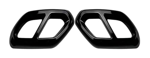 排気口 排気管 パーツ 用 GLC クラス X254 2022 2023 2024 2個車用排気テールスロート排気管マフラーチップカバートリム