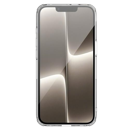 Image of Nillkin Case for Apple iPhone 16E / 17E (6.1 inch Inch) Nature TPU Pro Magnetic Works with Magsafe Charger Hard Borders + PC Back & Impact Resist Edges Soft Flexible White Color