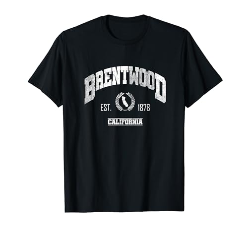 Brentwood CA | California | Vintage Throwback T-Shirt