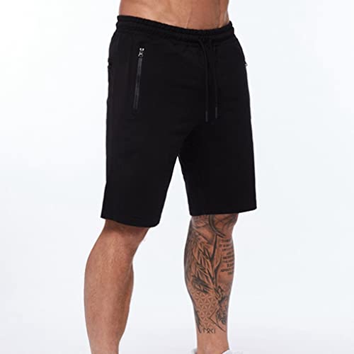 Short de sport homme en coton RLKHXBS pour fitness et course