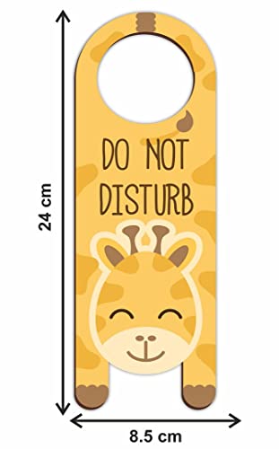 Image of CVANU Do Not Disturb Wooden Door Sign Hanger Size(24cm x 8.5cm) cv61