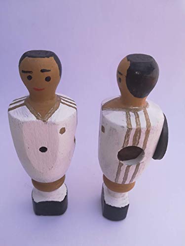 imán nevera futbolín años 80, original Real oro