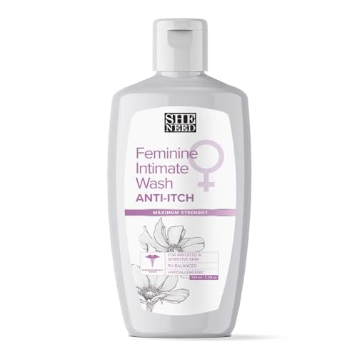 SheNeed Anti-itch Feminine Intimate Wash - Reduces Redness, Itchiness & Smoothens Skin with Ph-3.5 & 100% Natural with Cocoa and Cotton Seed Oil - 100 ML (B096G3C1C2) Amazon Price History, Amazon Price Tracker