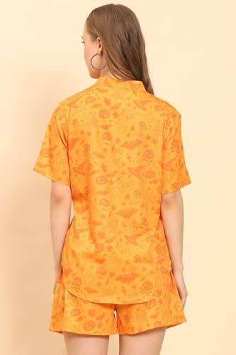 Image of Womens Printed Casual Shirts and Shorts Set 2-Piece Co Ord Set for Women Vacation Outfit