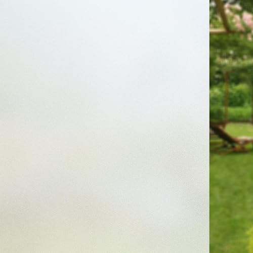 窓ガラス目隠しフィルム 85 x 230 cm 目隠しシートUvカット貼り直可能シーガラスフィルム窓用浴室風呂玄関, ピュアマット