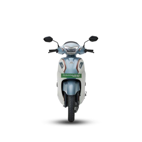 Image of The All New Ampere Magnus G Max Powered by NxG.io Electric Scooter by Greaves | 5 inch Smart Cluster with NxG.io Intelligence | 142 km IDC Range | Next Gen LFP Battery with 2,00,000 km Battery Life | MONSOON BLUE, Magnus G MAX (NXG.IO)