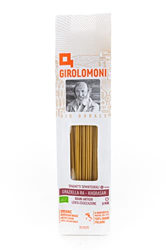 Girolomoni, Graziella ra® - spaghetti semintegrali trafilati al bronzo bio, 500g