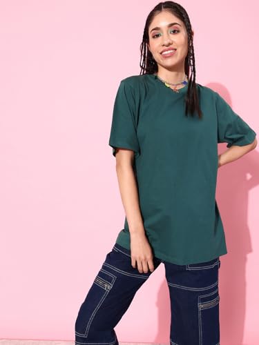 Image of Dillinger Blue Graphic Oversized T-Shirt