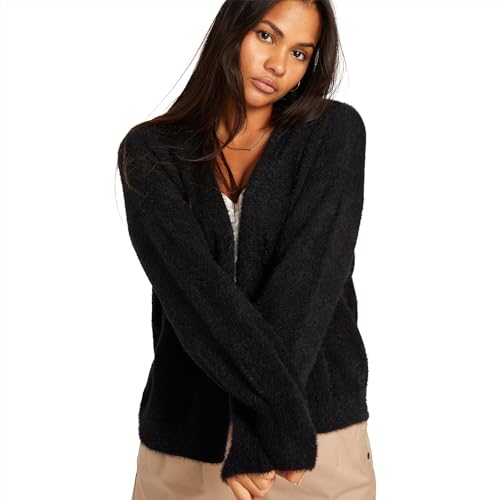 Image of Volcom Women's Lived in Lounge Open Front Throw Sweater