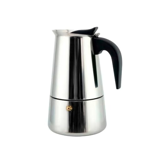 Cafeteira Italiana Expresso 200ml em Inox Para 4 Xícaras