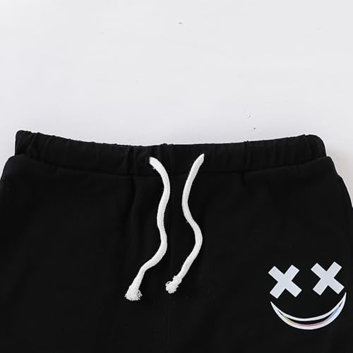 Image of Boys Clothes 2 Piece Size 6-13Y Short Sleeve T-Shirt & Shorts Set Casual Kids Boys Spring Summer Outfits